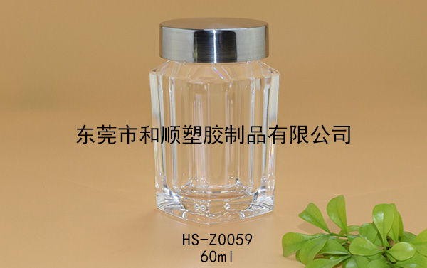 60ml虫草藏红花高透方瓶B HS-Z0059 60ml虫草藏红花高透方瓶B HS-Z0059